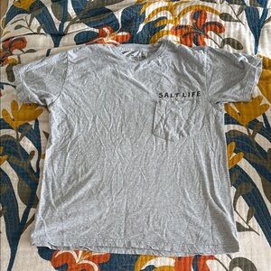 Salt Life Light Gray Short Sleeve Tee
